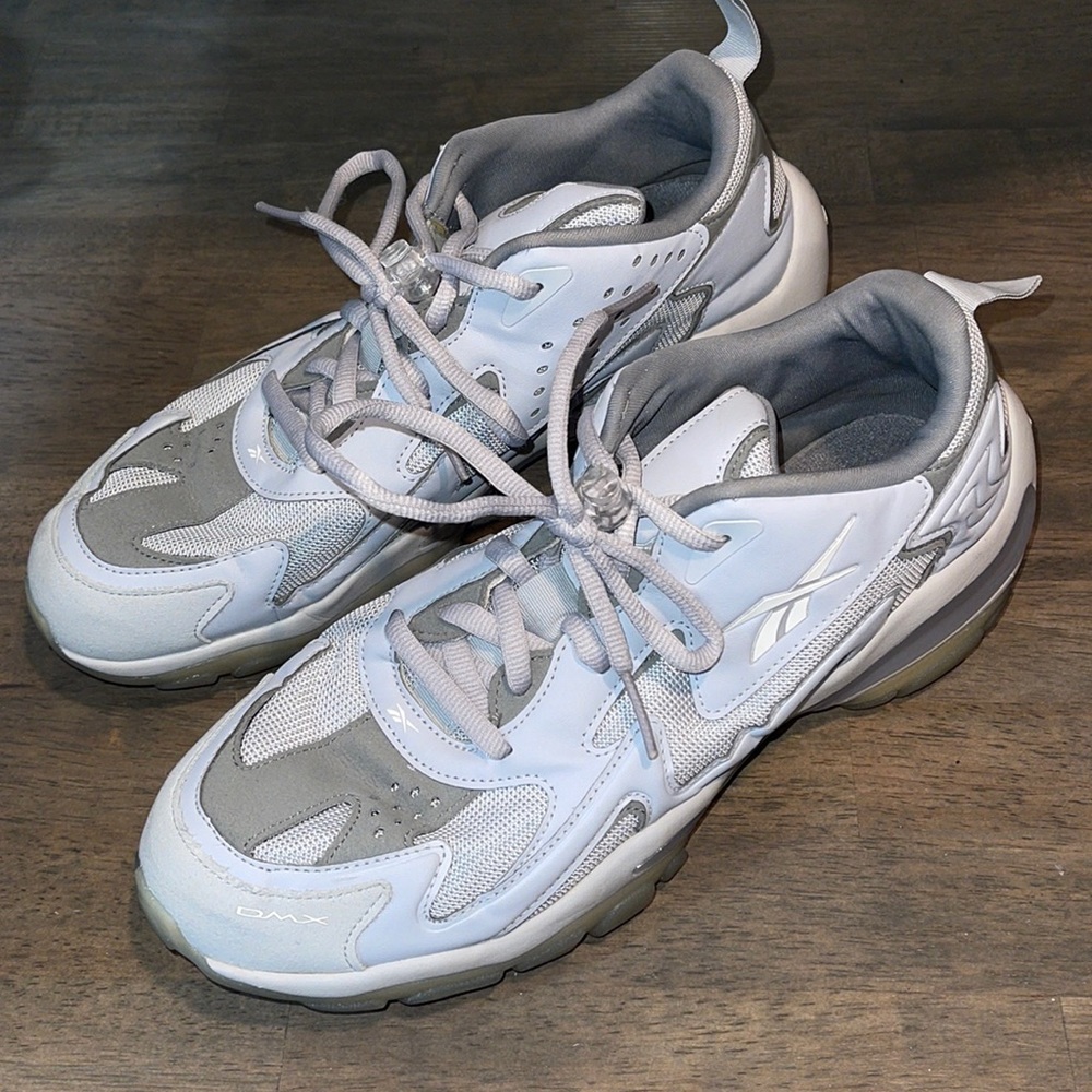REEBOK DMX Series 1600 Retro Gray/Sea Salt Coconut Men’s Size 12 Pre-owned